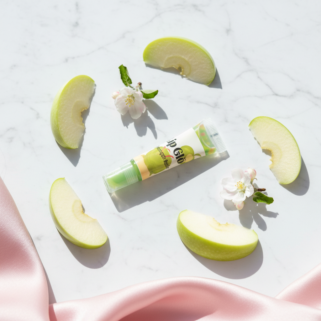 Apple Kiss Lip Gloss New Background