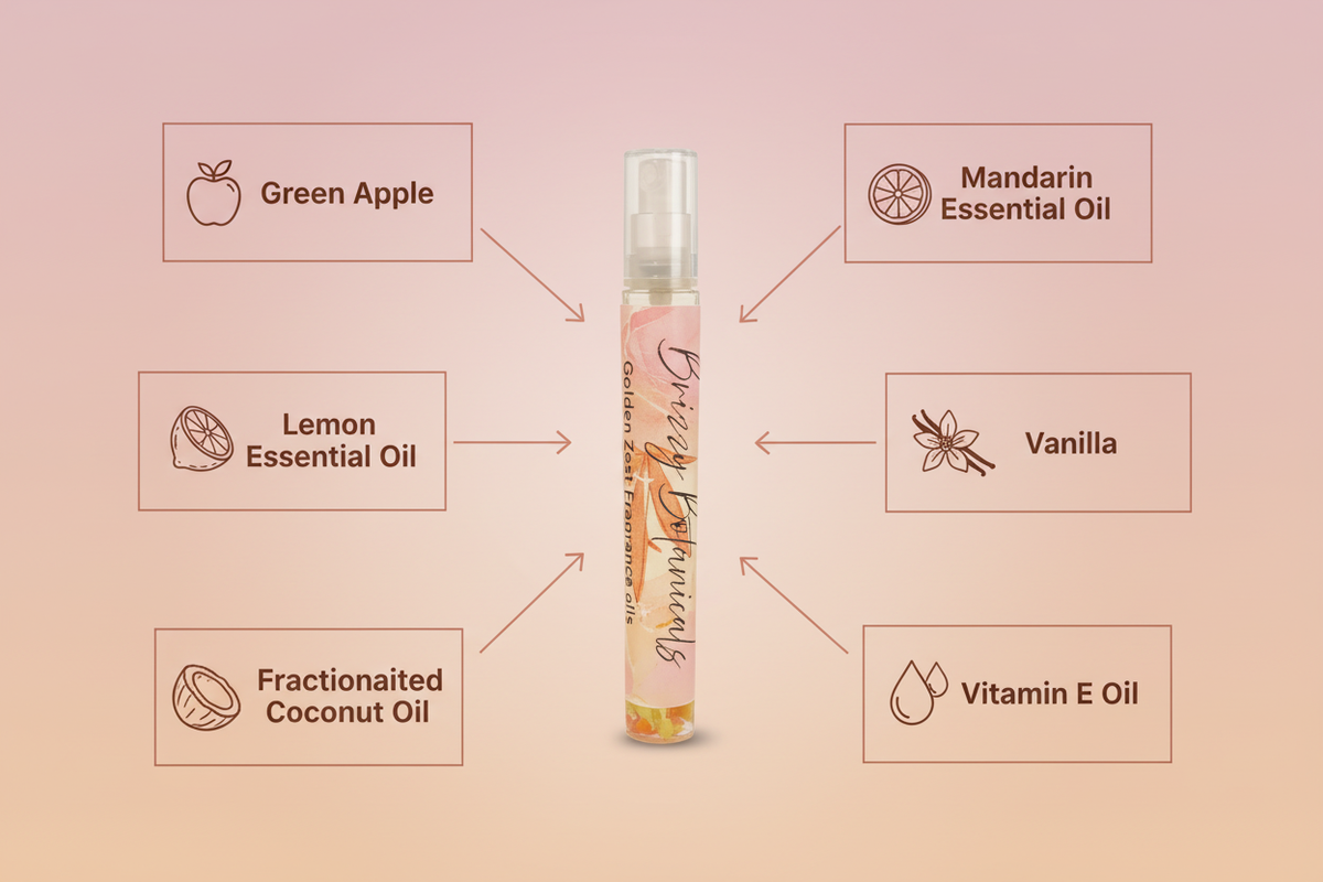 Golden Zest Ingredients Infographic