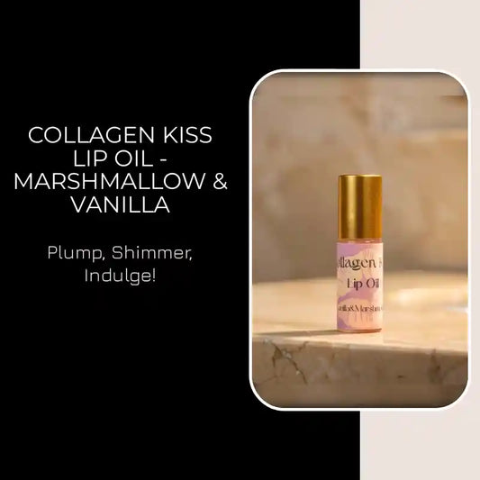 Collagen Kiss Lip Oil - Marshmallow & Vanilla by@Outfy
