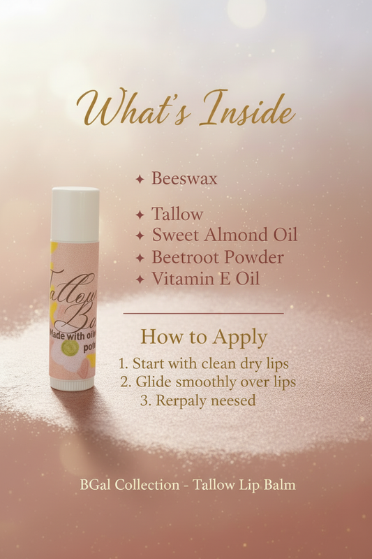 Tallow Lip Balm – Ingredients & How to Apply