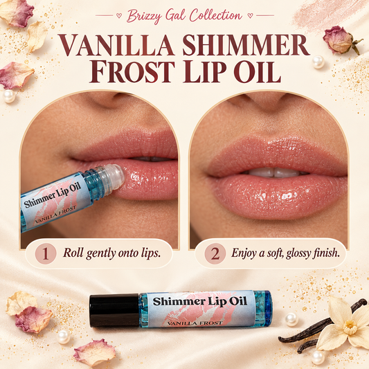 Vanilla Shimmer Frost roll-on application graphic