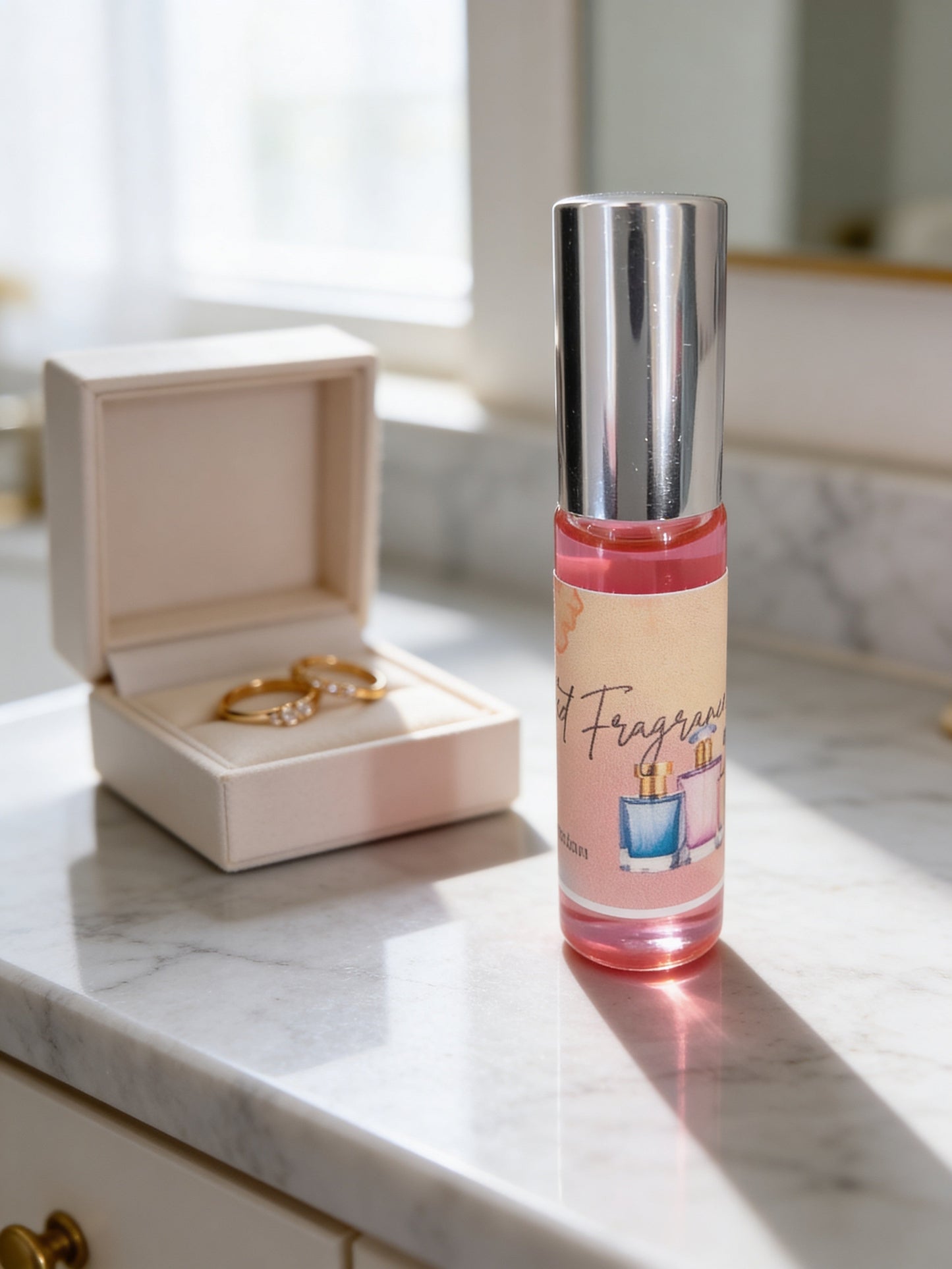 Mandarin, Strawberry & Warm Vanilla Perfume Oil Roller