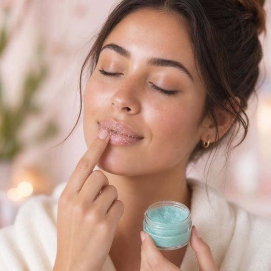 Warm Vanilla Exfoliating Lip Scrub with Shea Butter & Avocado Oil
