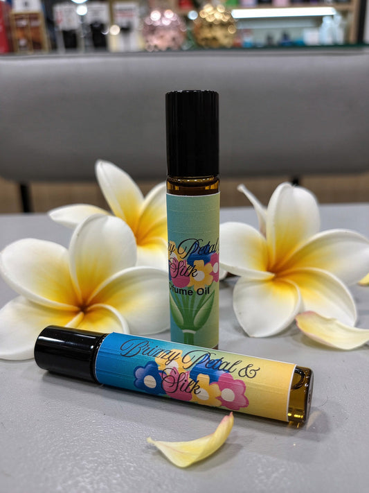 Petal & Silk Floral Perfume Oil Roller with Jasmine & Vanilla