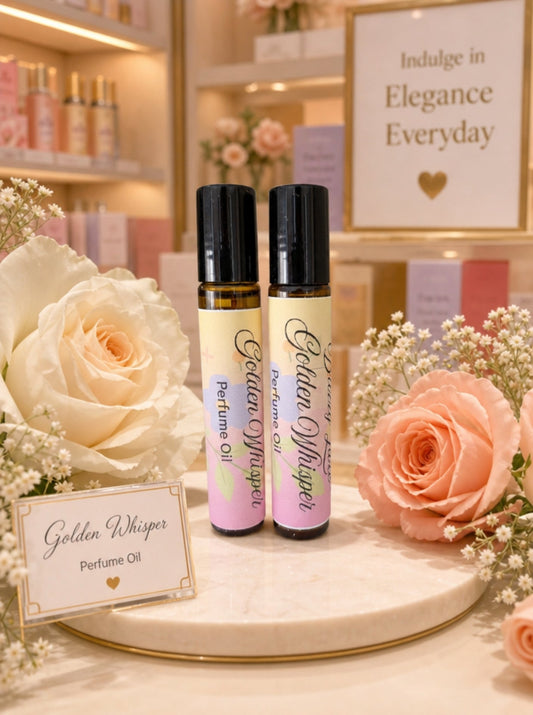Golden Whisper Long-Lasting Perfume Oil Roller