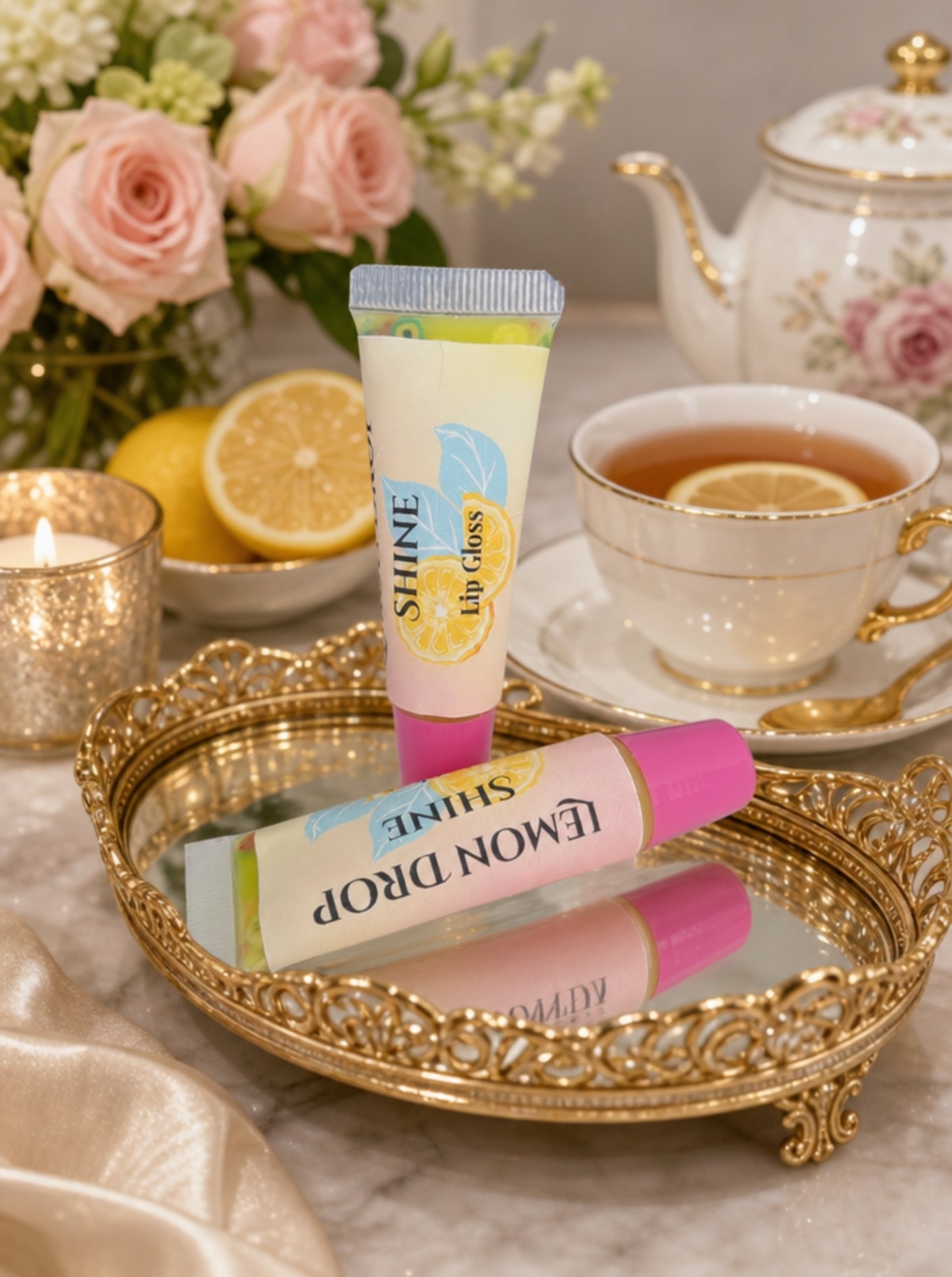 Lemon Drop Hydrating Lip Gloss with Vitamin E