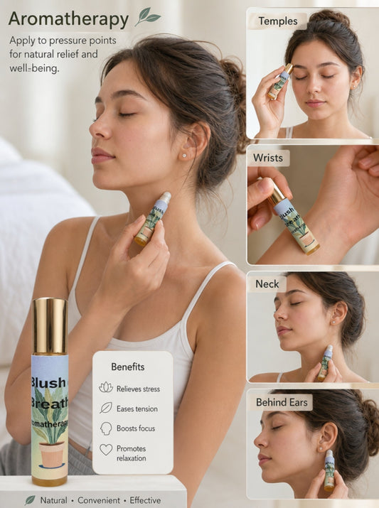 Blush & Breathe Calming Aromatherapy Pulse Point Roller