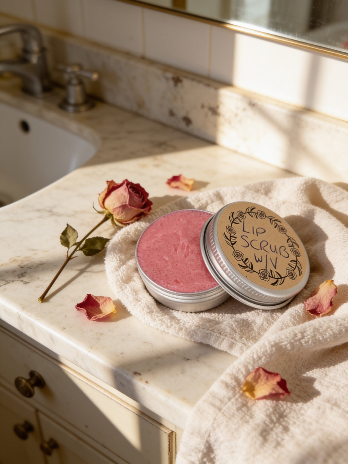 Watermelon & Vanilla Lip Scrub