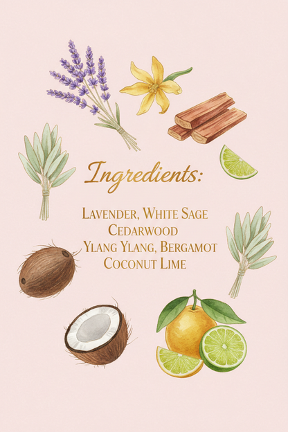 Aromatherapy Ingredients Typography