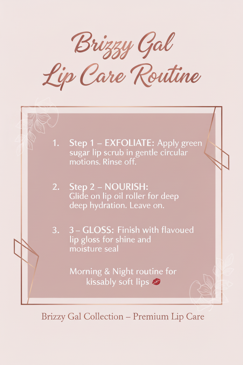 Brizzy Gal Lip Care Routine - Slightly Deeper Blush