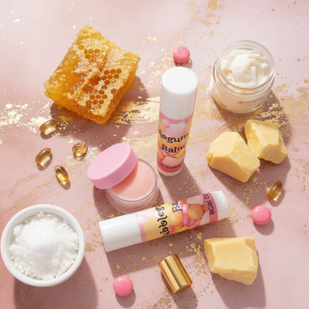 Bubblegum Lip Balm with Real Ingredients