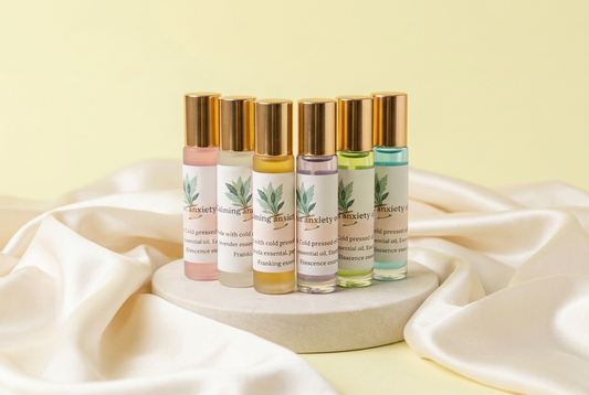 Calming & Anxiety Relief without ingredients with ivory satin