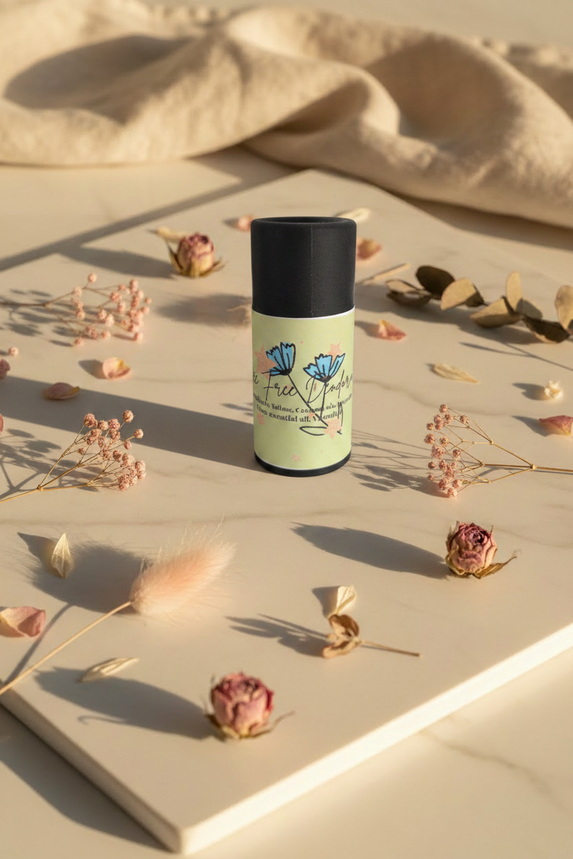 Care Free Deodorant Botanical Background