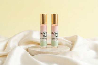 Focus & Clarity without ingredients with ivory satin