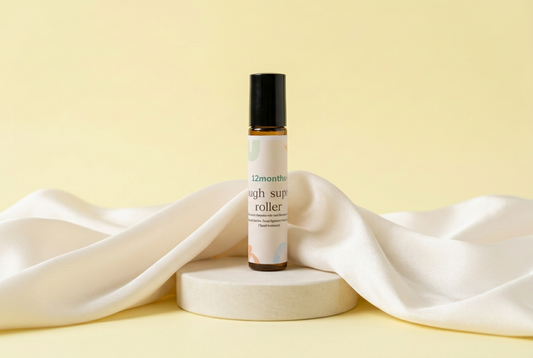 Kids Cough Roller without ingredients with ivory satin