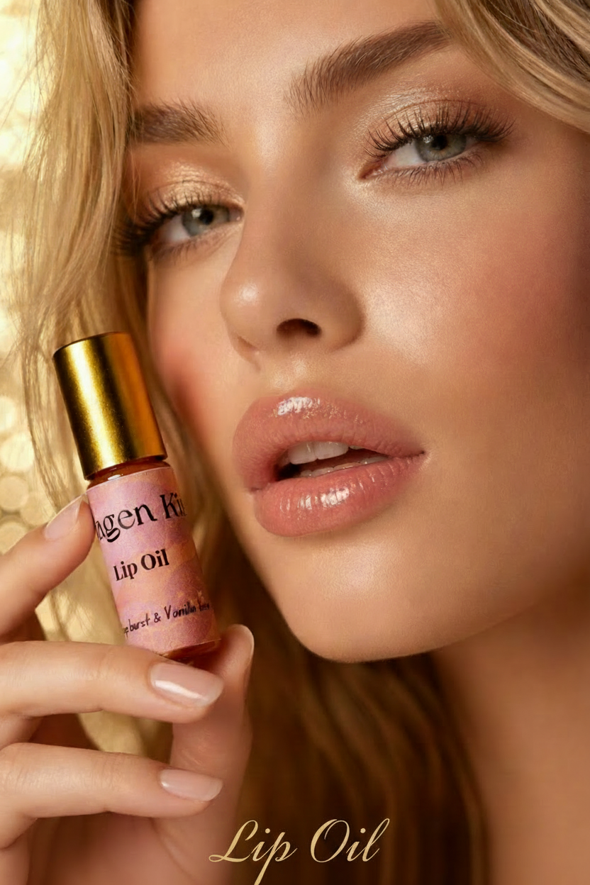 Lip Oil Banner - Larger Text
