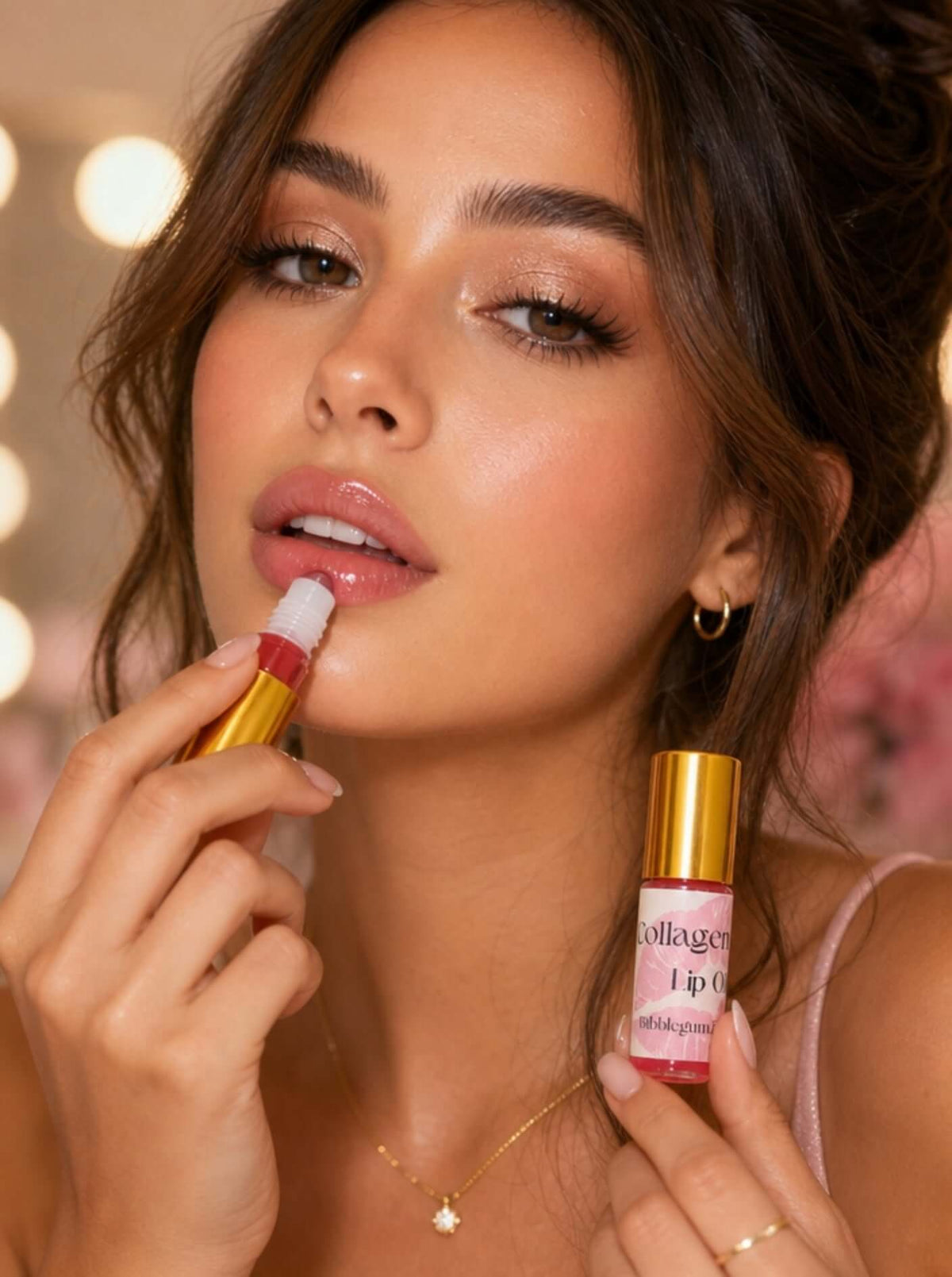 Collagen Kiss Plumping Lip Oil – Sweet Bubblegum