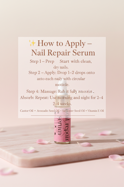 Nail Repair Serum - How to Apply