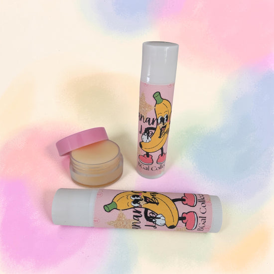 Lip balm/ banana and cream