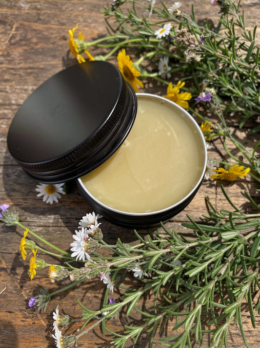 Natural Bug Bite & Itch Relief Salve with Grass-Fed Tallow, Tea Tree & Lavender
