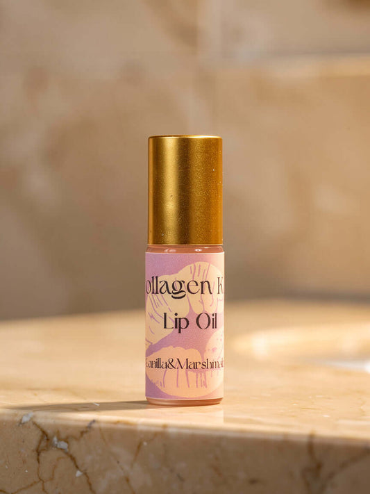 Collagen Kiss Plumping Lip Oil – Marshmallow & Vanilla