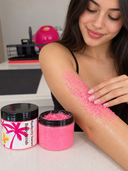 Raspberry Sunset Body Scrub