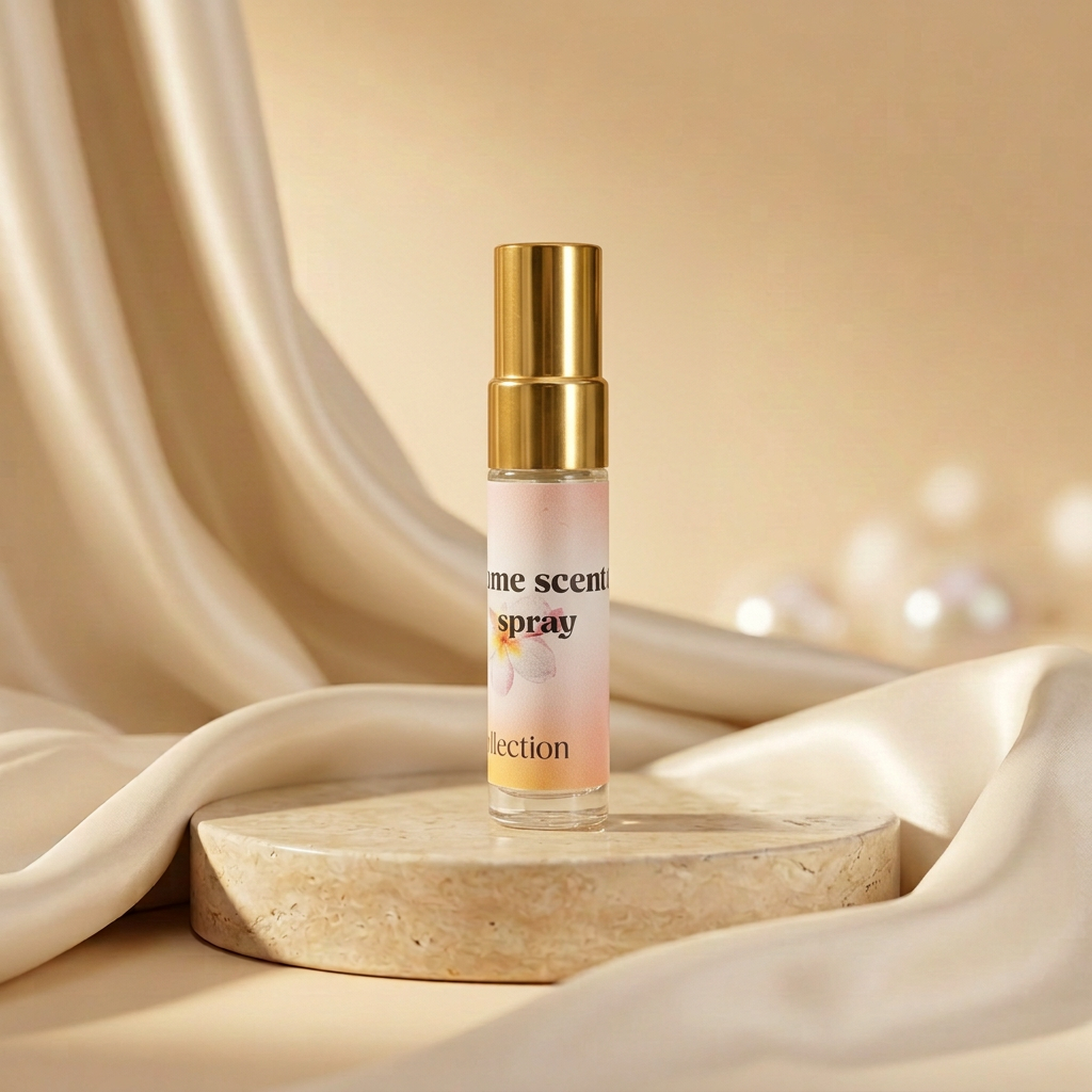 Scented Perfumes in the matching cream-and-gold setting