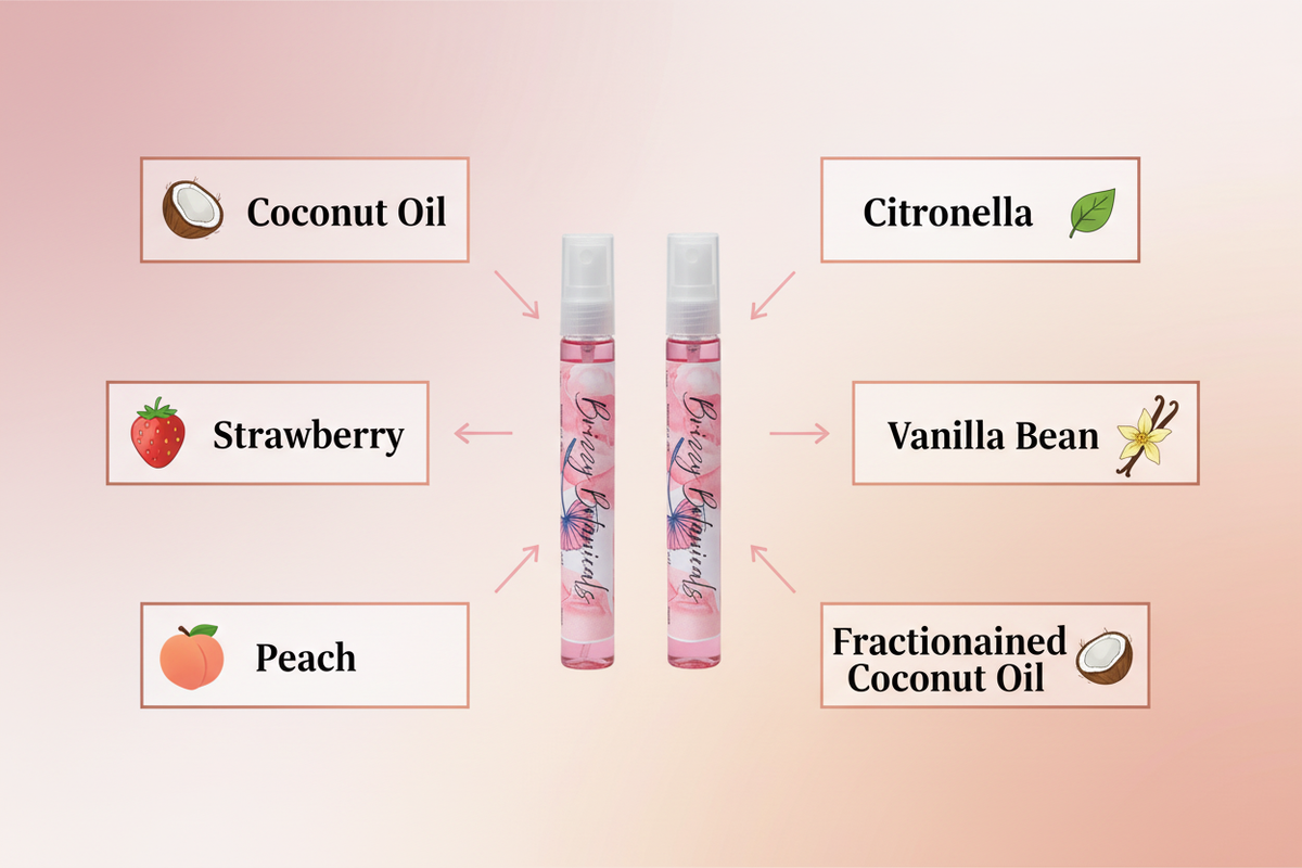 Sweet Escape Ingredients Infographic